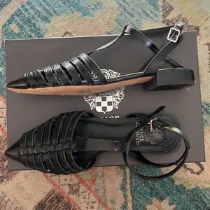 Vince Camuto Caleren caged leather shoes Black 8M GUC